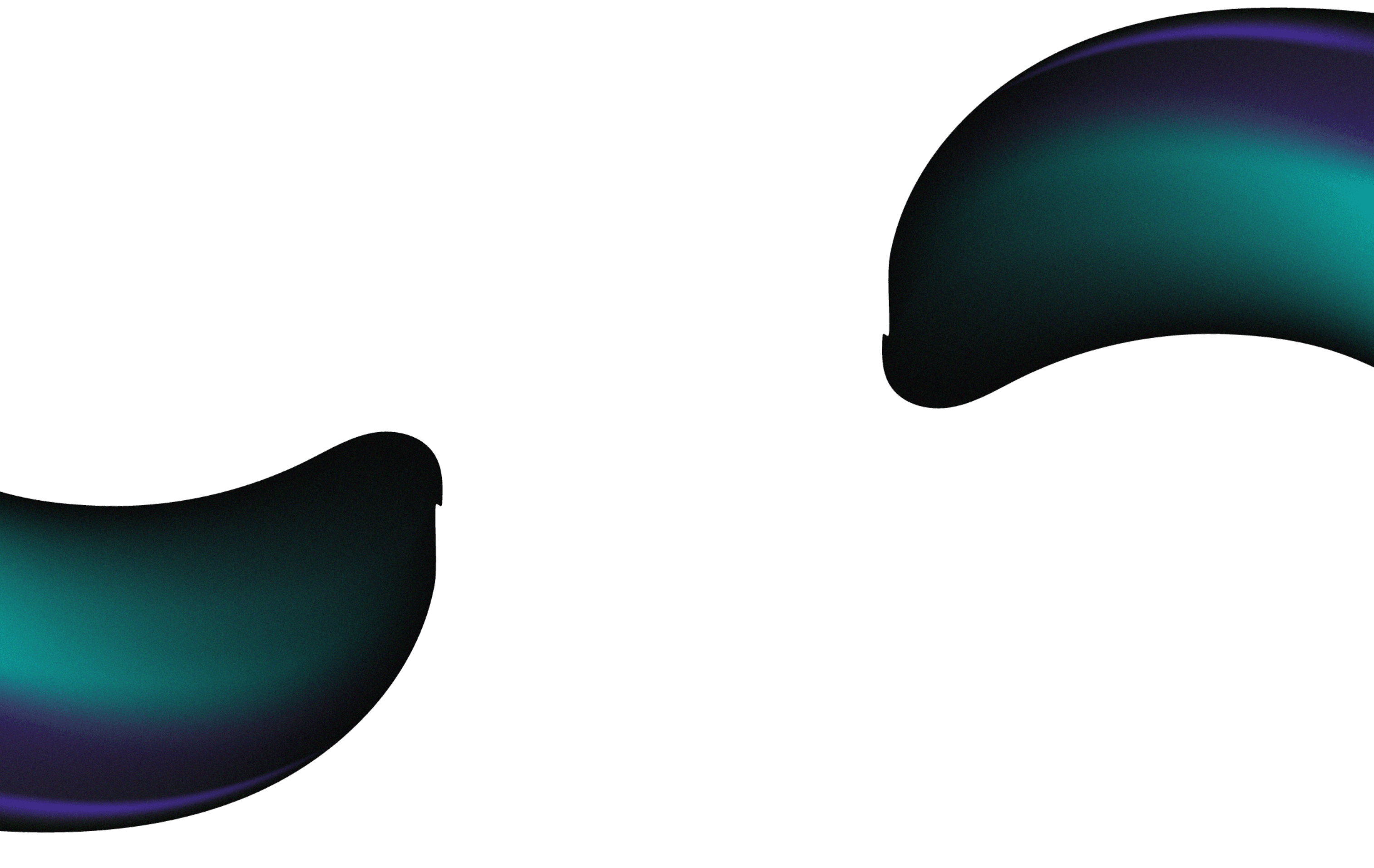 Dos ondas de color morado y azul que se entrelazan formando un patrón fluido y dinámico.