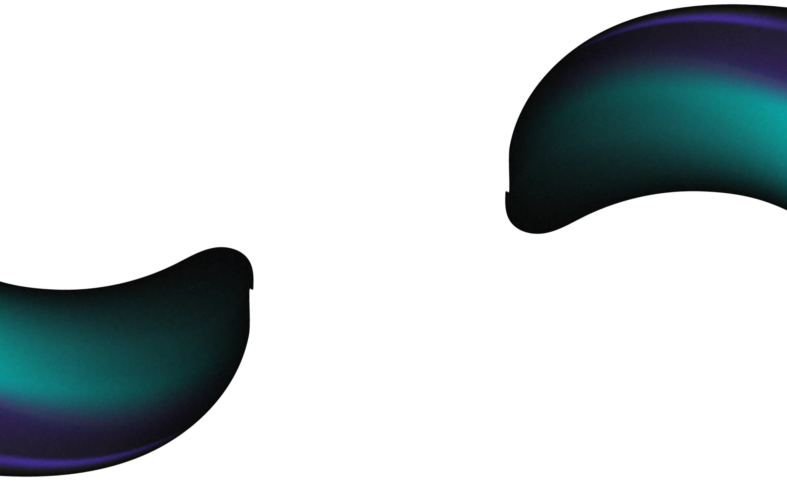 Dos ondas de color morado y azul que se entrelazan formando un patrón fluido y dinámico.